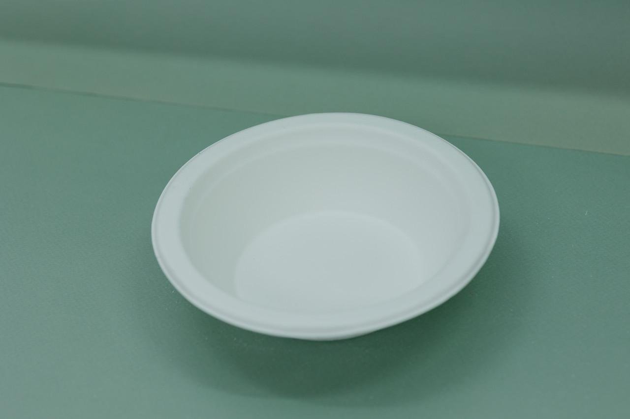 Тарелка из трости одноразовая компактная круглая миска 350 мл 125 шт. - фото 1 Тарелка из трости одноразовая компактная круглая миска 350 мл 125 шт. - фото 1