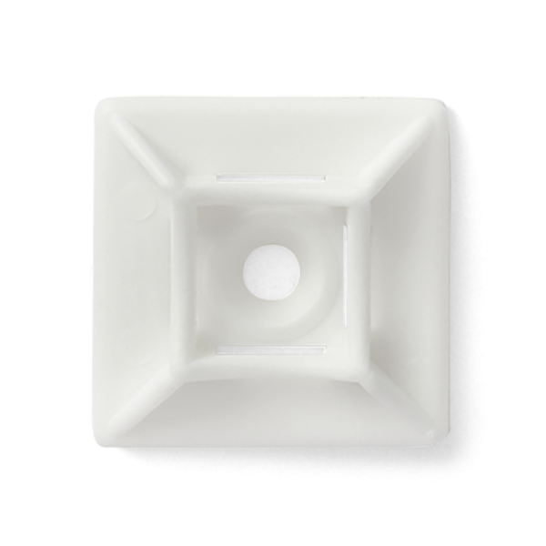 Майданчик для кабельних стяжок 29х29 мм Білий ( 3.3.1.155887)