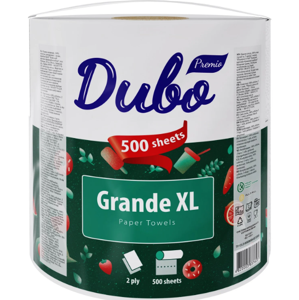Бумажные полотенца Диво Premio Grande XL двухслойные 500 отрывов (2141695322)