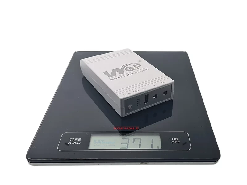 ИБП для роутера, повербанк MINI DC UPS WGP103C (17600mAh, 5V, 9V, 12V) Белый - фото 4