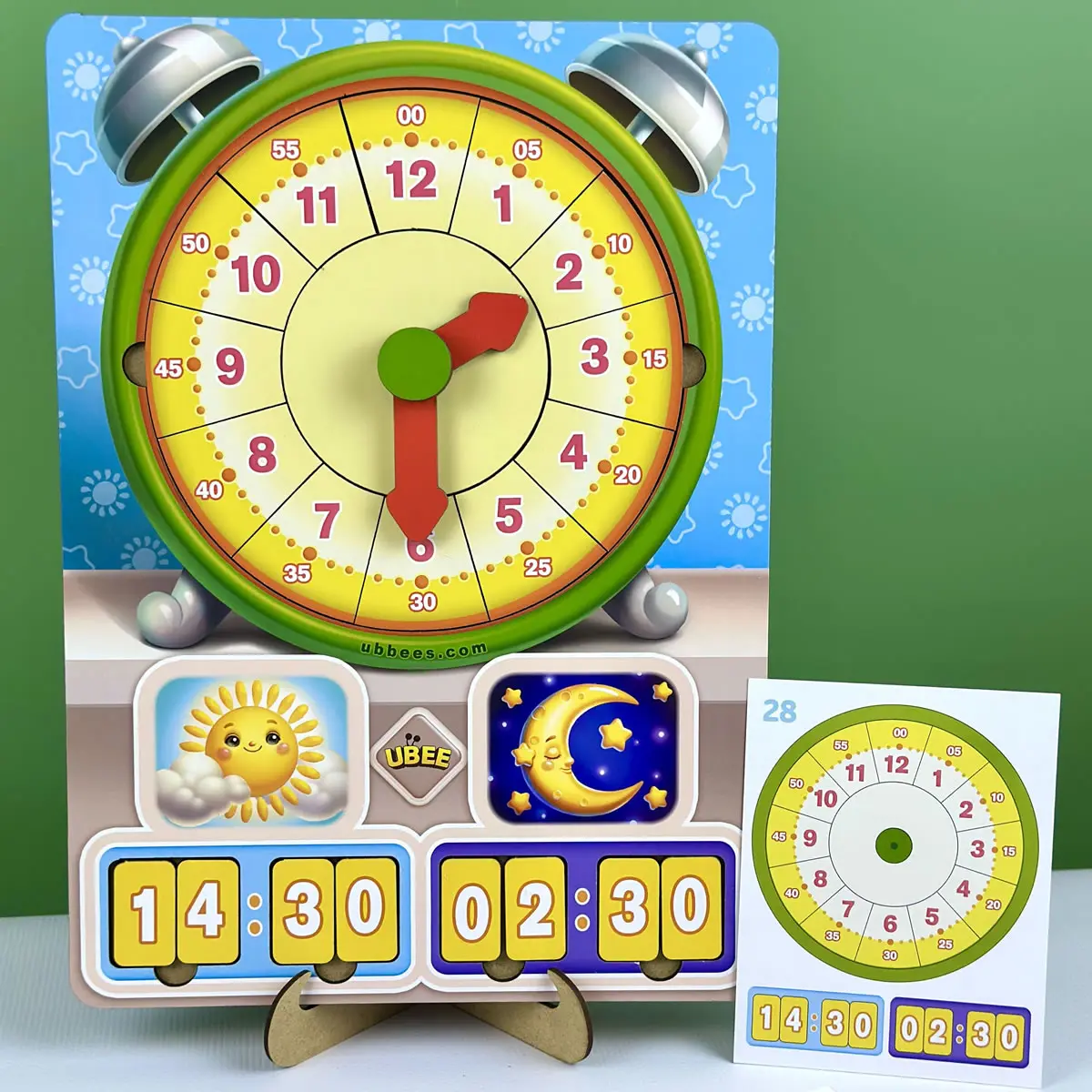 Пазл Годинник Вчимо час (2481341896) - фото 3 Пазл Годинник Вчимо час (2481341896) - фото 3