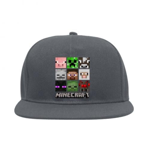 Снепбек Minecraft character heads Серый (10007800-4-160920)