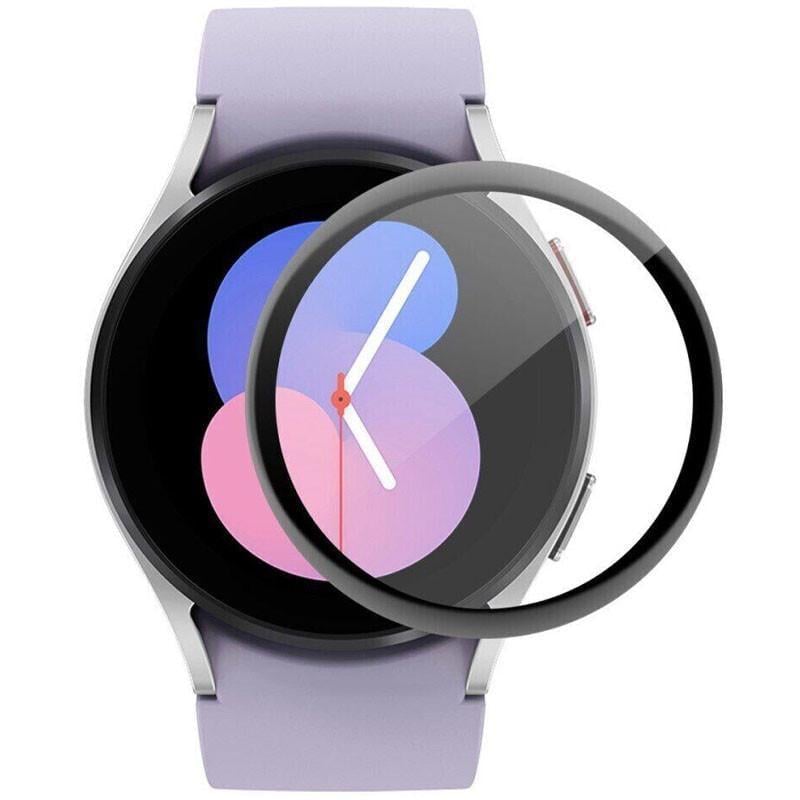 Плівка полімерна 3D full glue для Samsung Galaxy Watch 5 44 мм Чорний (00000057691_1)