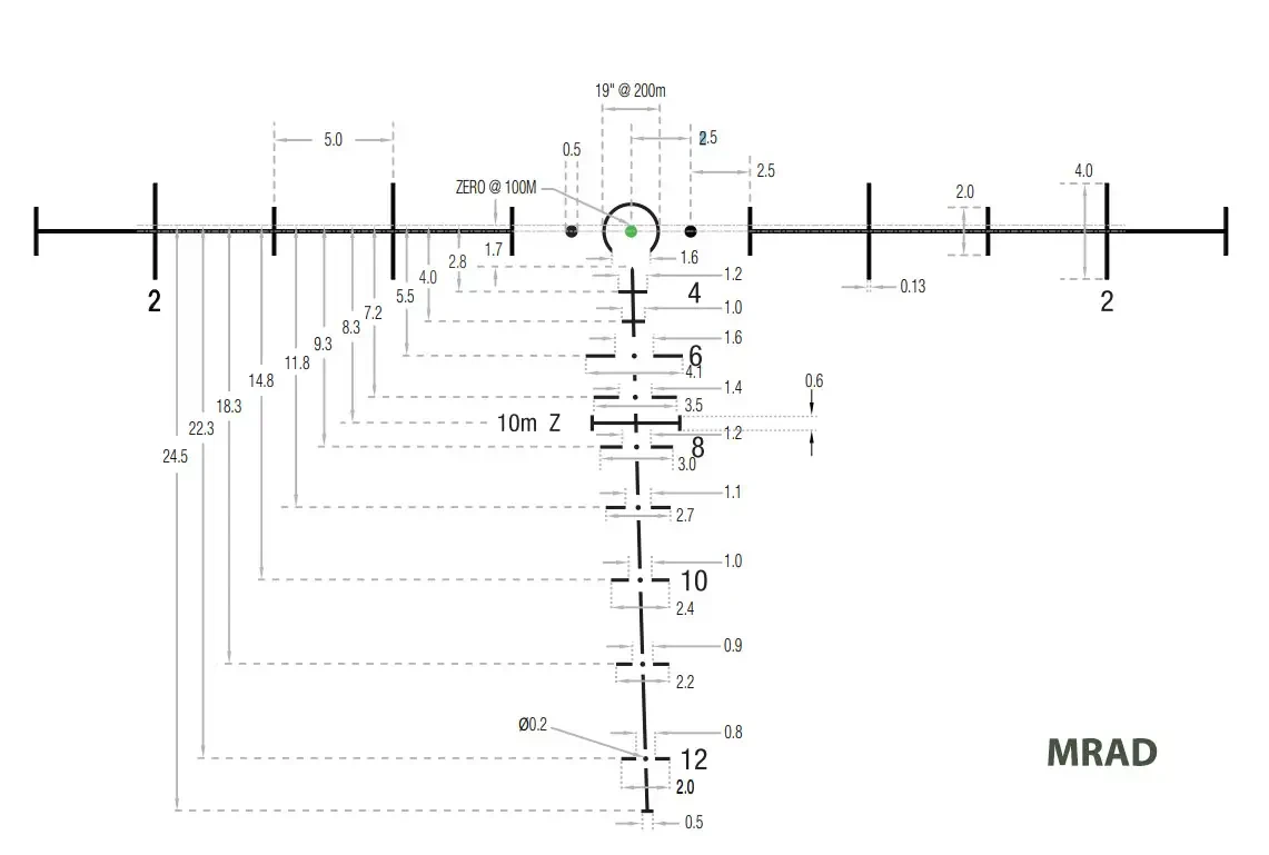 Прицел Trijicon ACOG 6х48 сетка M240 BDC - фото 8 Прицел Trijicon ACOG 6х48 сетка M240 BDC - фото 8