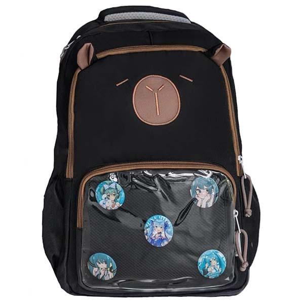 Рюкзак молодежный Capybara 45х31х13 см Черный (ЦБ-00032197) Рюкзак молодежный Capybara 45х31х13 см Черный (ЦБ-00032197)