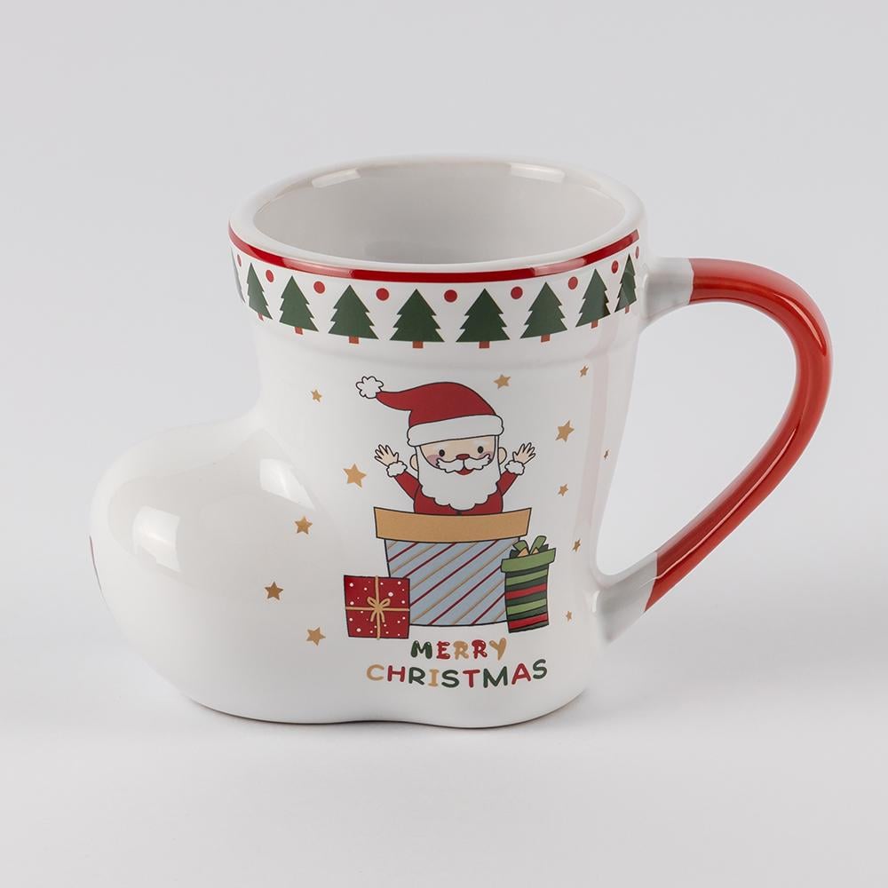 Чашка Новогодний сапожок 250 мл (6035-002)