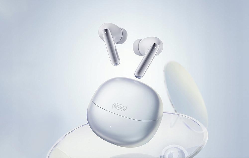 Наушники беспроводные TWS QCY HT08 MeloBuds Pro White (225698) - фото 7