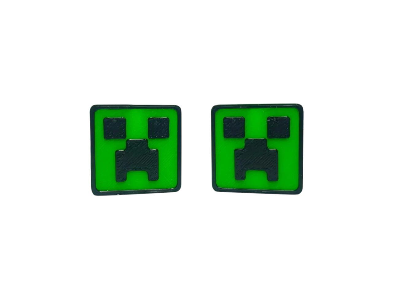 Фиксатор шнурка Creeper Hoodie Drawstring Minecraft Style 3 см 3D-печать