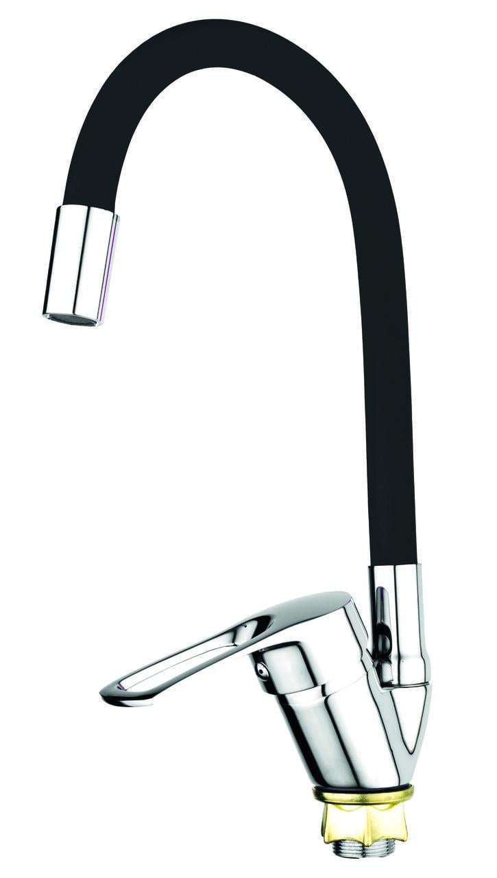 Змішувач для кухні MIXXUS FANY 011 Reflector Black без підводки (MI6287)