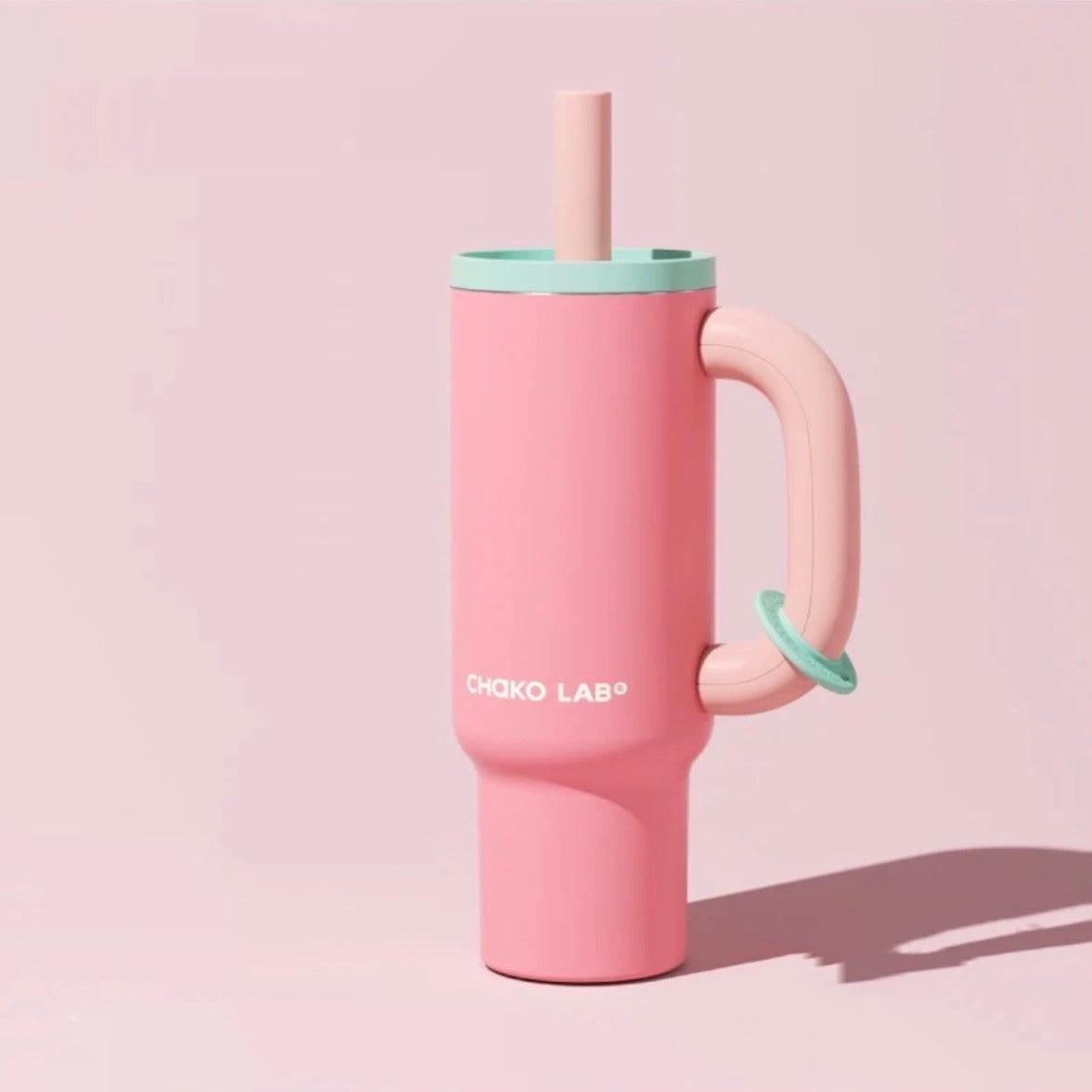 Термочашка Chako Lab BaWang Cup Berry с керамическим покрытием 1050 мл Розовый (47345752670429)