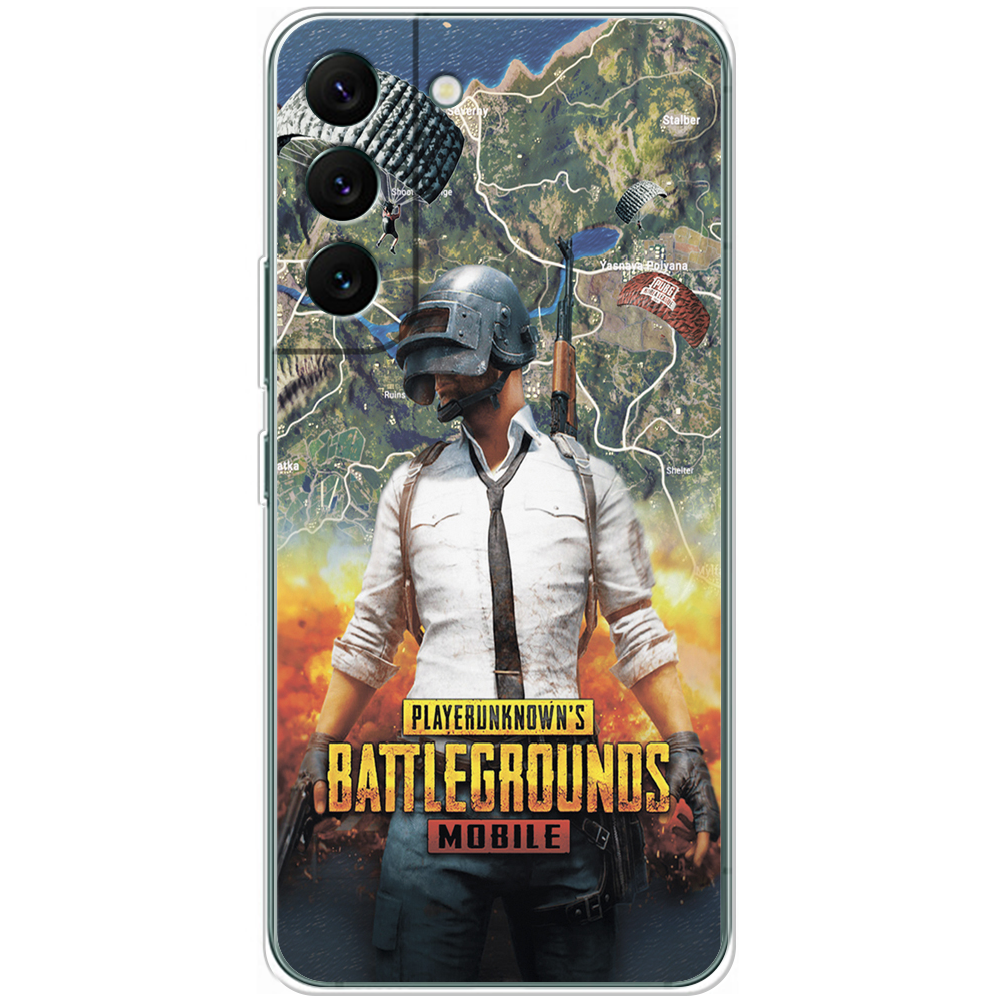 Чехол BoxFace Samsung Galaxy S22 Plus (S906) PUBG Mobile Прозрачный силикон (44381-up2309-44182)