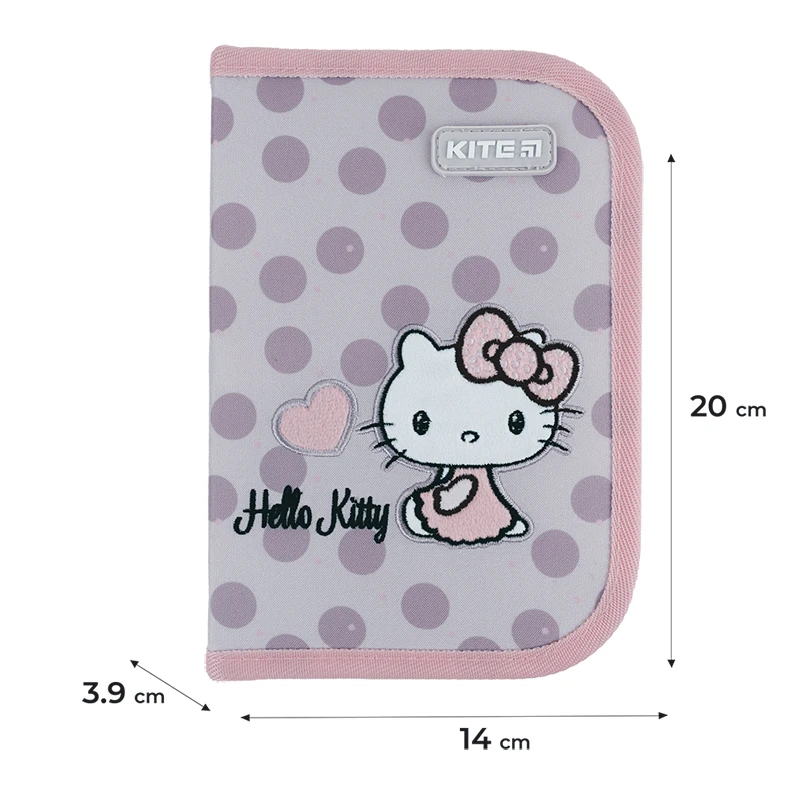 Пенал з наповненням KITE Hello Kitty 1 відділення 2 вилоги (HK24-622H) - фото 3