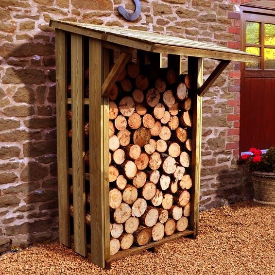 Дровница деревянная из дерева Наван Мускат (ДРВ-001507)