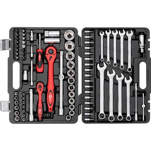 Набір інструментів Intertool 82 шт. (ET-6082) - фото 3 Набір інструментів Intertool 82 шт. (ET-6082) - фото 3