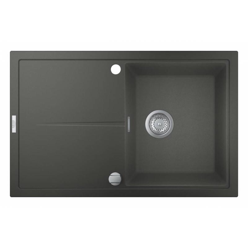Мойка для кухни Grohe Sink K400 31639AT0 матовая Черный (71356)