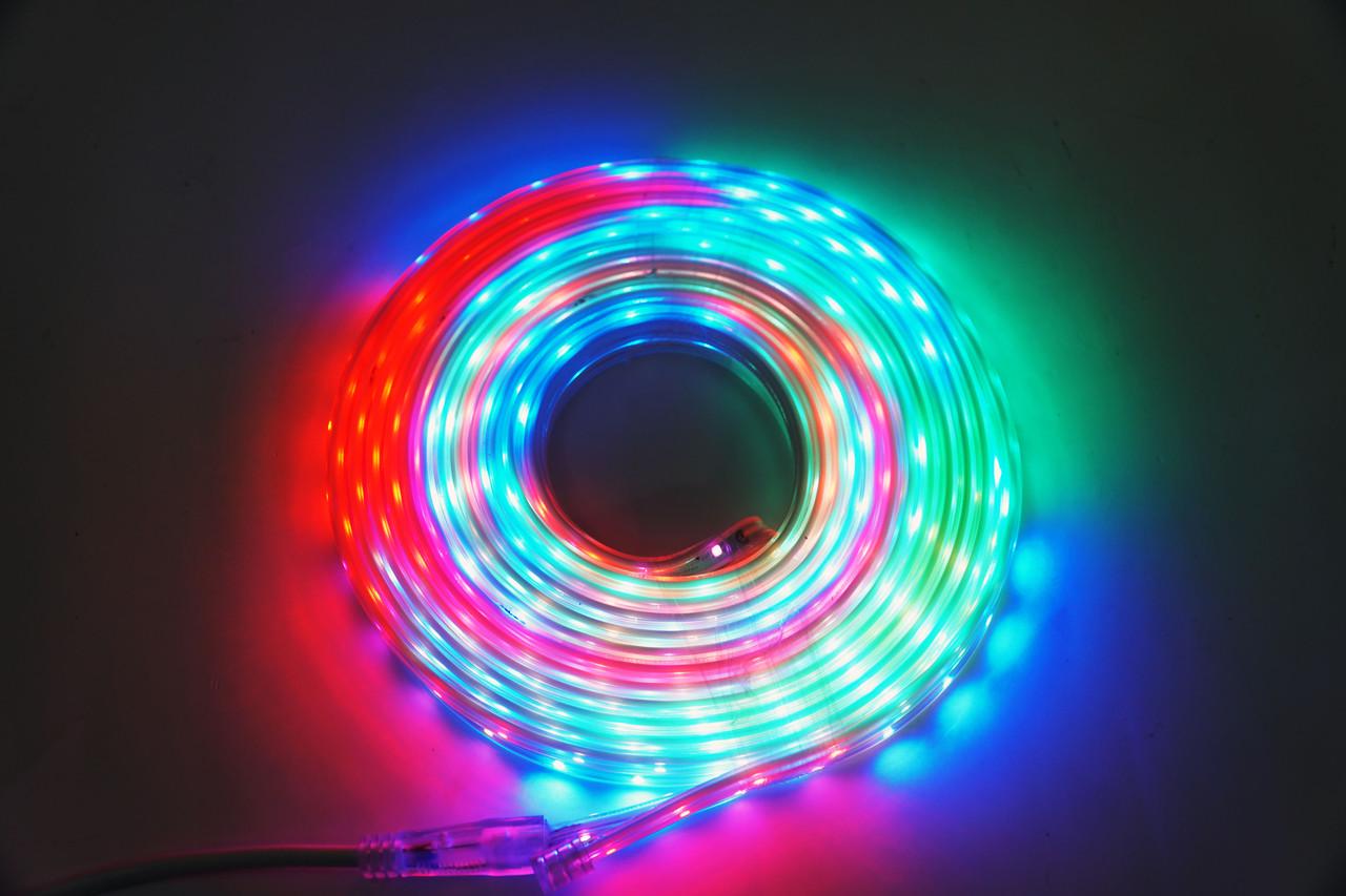 Светодиодная лента 10 м RGB Strip Belt 220 В (17010) - фото 6