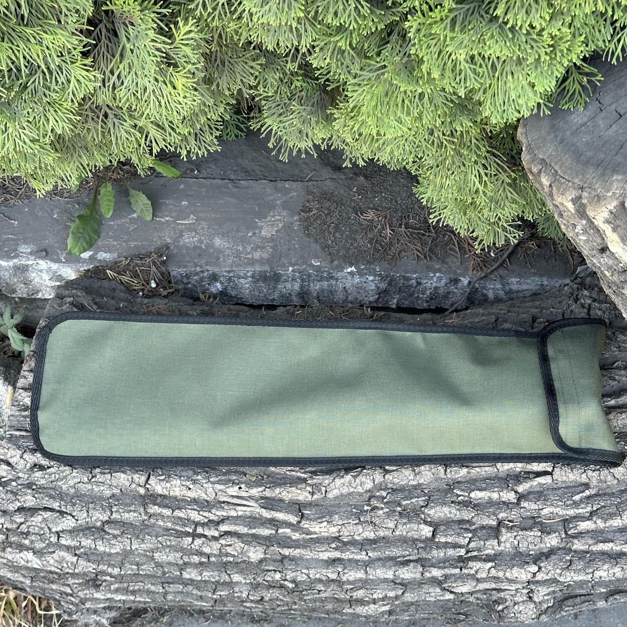 Чехол Metalzavod с клапаном на липучке на 6 шампуров 65х15х1,5 см Зеленый (CHHL-KLPN-SHMP6-GR) - фото 2