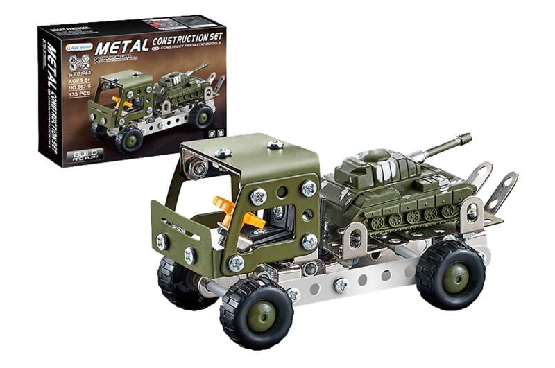 Конструктор металлический военный 133 деталей (DN-867-5)