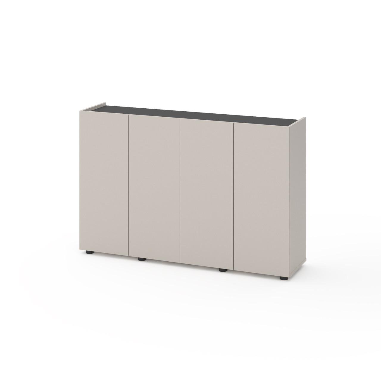 Комод Metkas Home B020 ЛДСП 1400x350x920 мм Кашемир/Антрацитовый