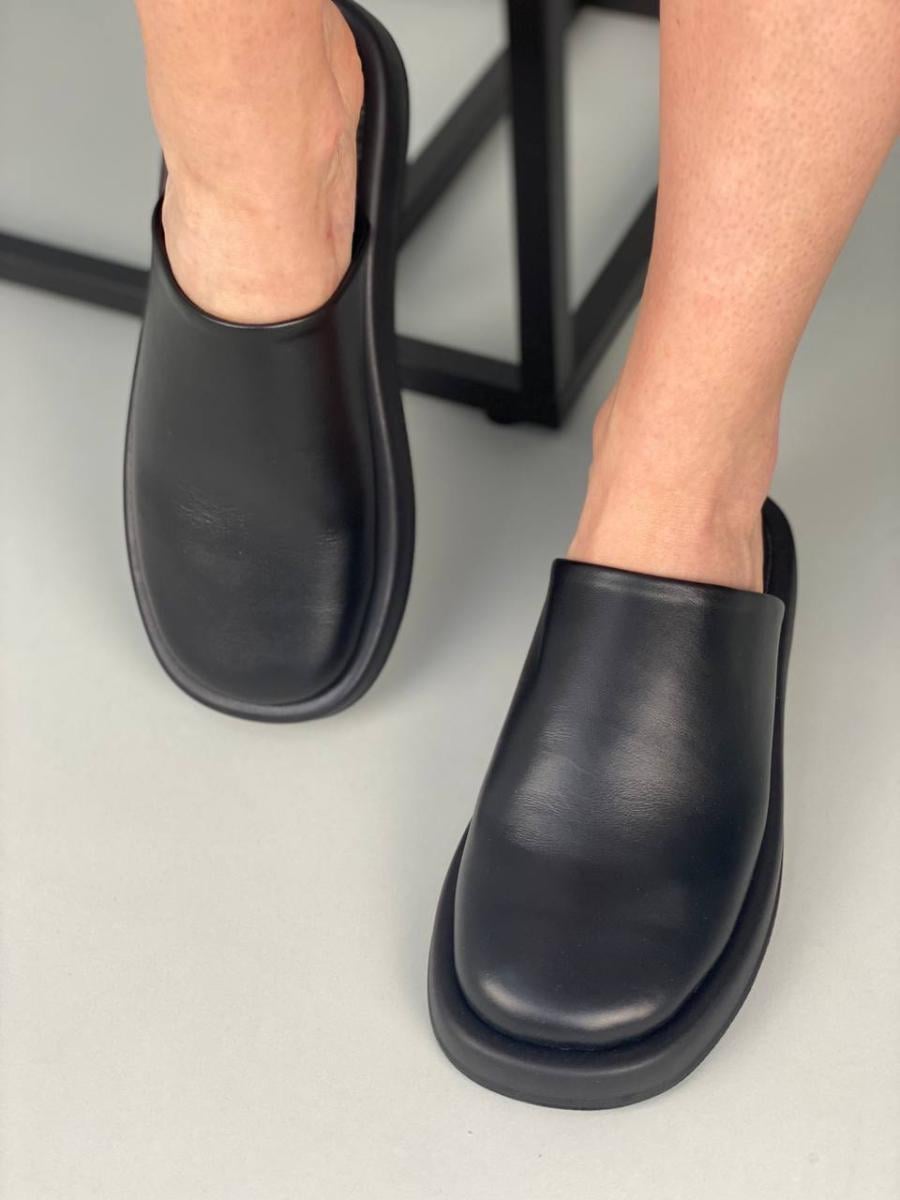 Бабуши женские кожаные р. 36 Черный (4306/36)