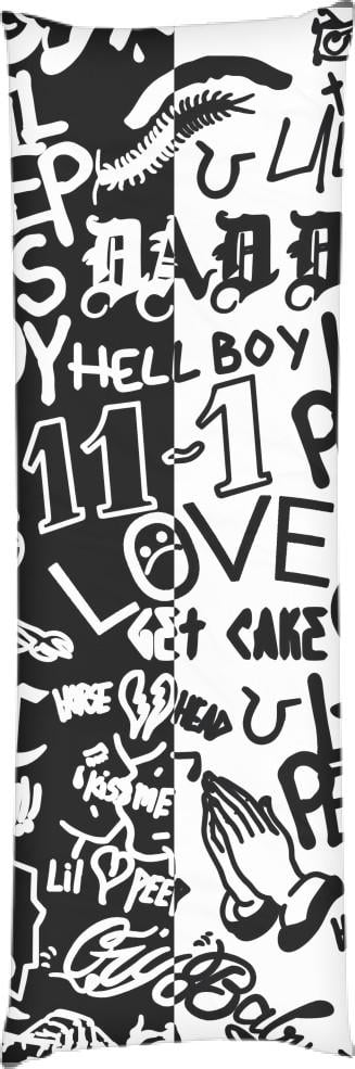 Подушка дакимакура Lil Peep 5 40x100 см (13531789)