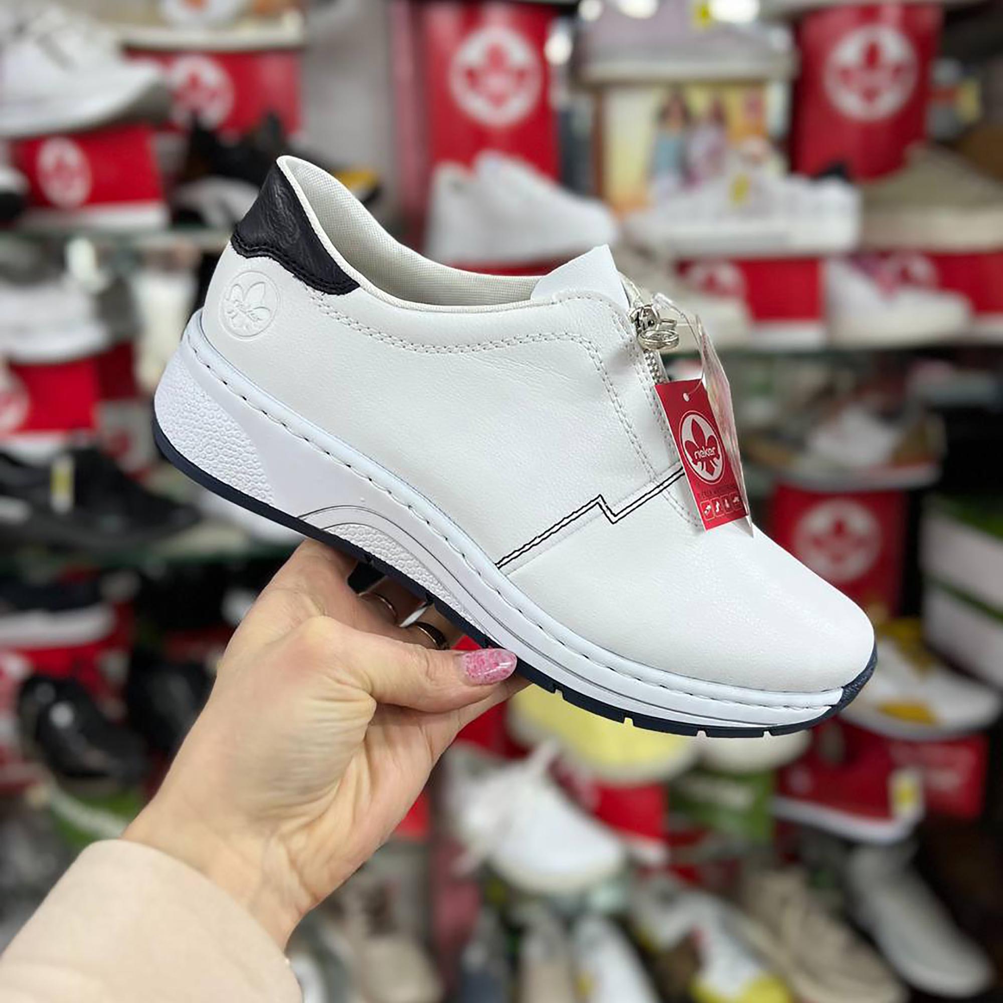 Кроссовки женские осенние RIEKER р. 40 Белый (035535-40) - фото 14