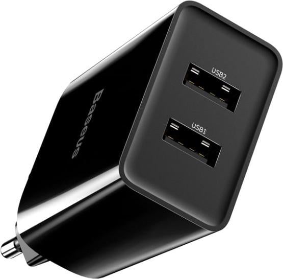 Зарядное устройство Baseus USB 10.5W CCFS-R01 Черный - фото 2 Зарядное устройство Baseus USB 10.5W CCFS-R01 Черный - фото 2