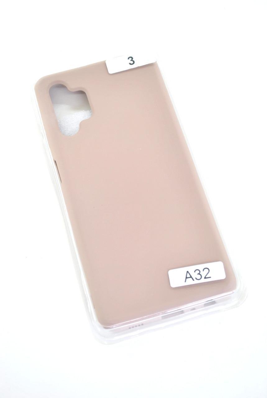 Чехол для телефона Samsung A32 5G Silicone FULL №3 Pink sand (4you)