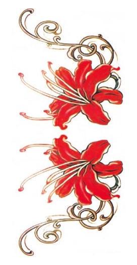 Временная водостойкая тату TBX-9021 наклейка 19x9 см (1399681383)