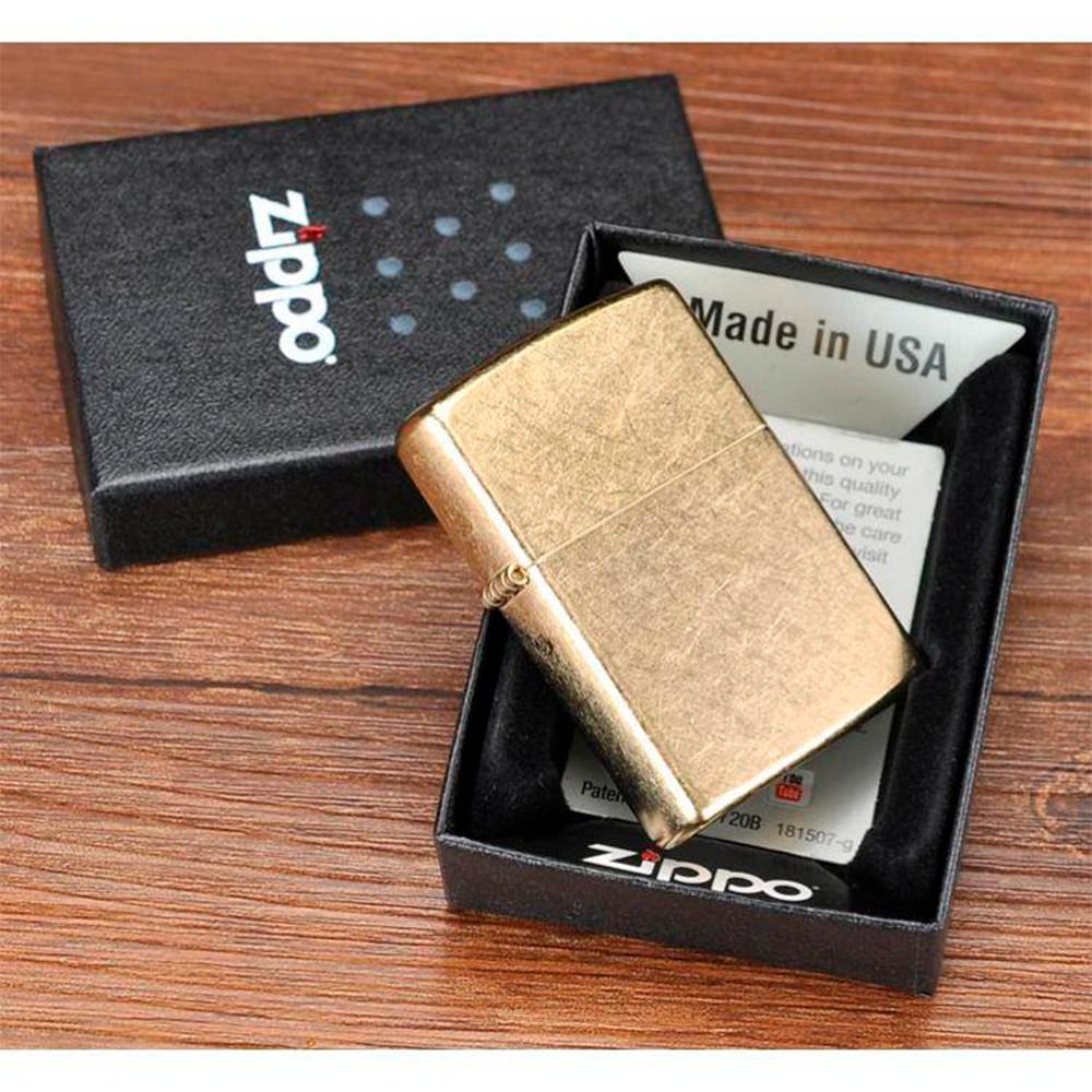 Запальничка ZIPPO Regular Street Brass (48267) - фото 10 Запальничка ZIPPO Regular Street Brass (48267) - фото 10