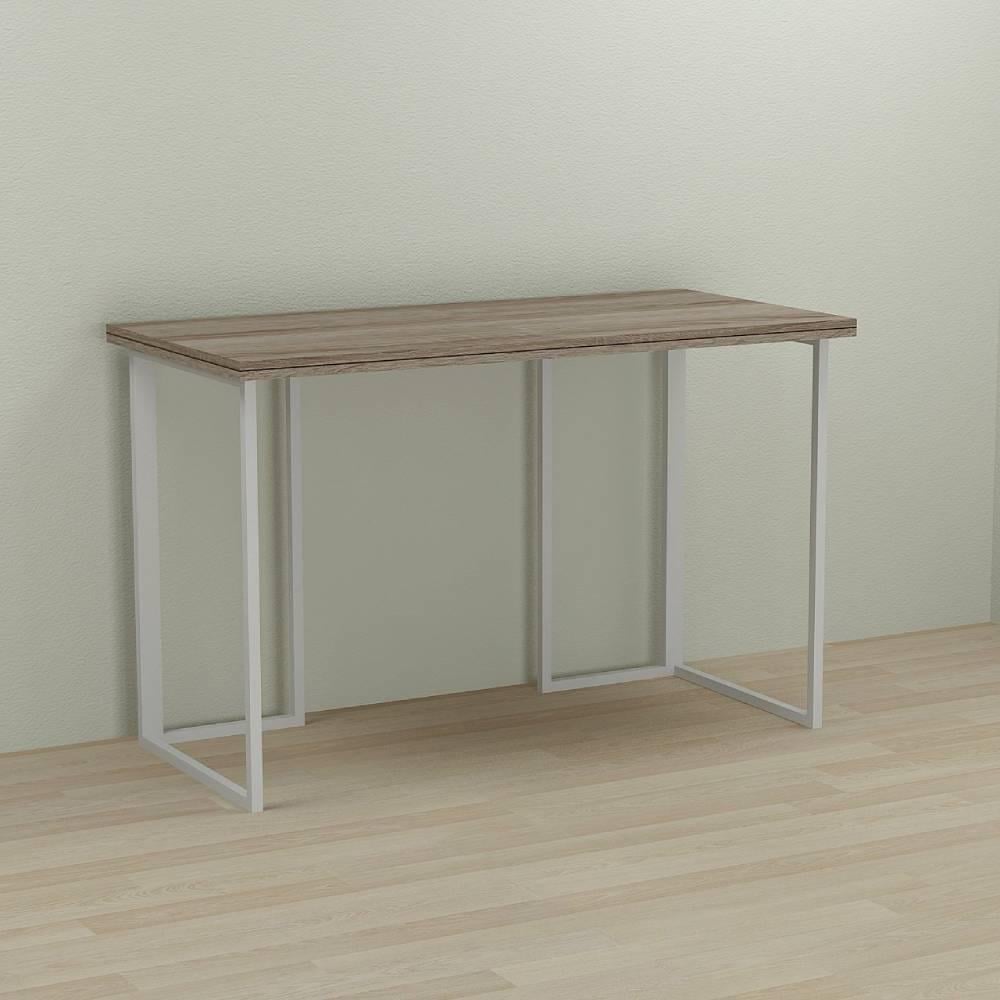 Компьютерный стол Ferrum-decor Ханна ДСП 32 мм 75x140x70 см Белый/Дуб Сонома Трюфель (FRD-104047)