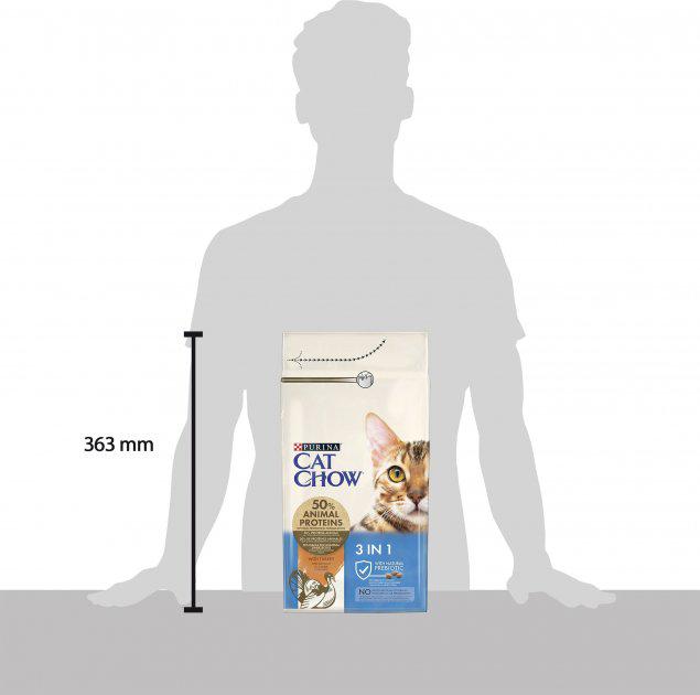 Сухой корм для котов Purina Cat Chow с индейкой 1,5 кг (7613034155139) - фото 3 Сухой корм для котов Purina Cat Chow с индейкой 1,5 кг (7613034155139) - фото 3