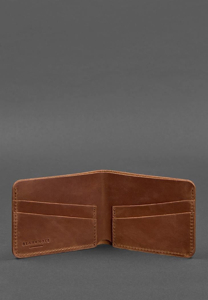 Портмоне мужское кожаное BlankNote 4.1 4 кармана Светло-коричневый (A-027246) (A-027246) - фото 2 Портмоне мужское кожаное BlankNote 4.1 4 кармана Светло-коричневый (A-027246) (A-027246) - фото 2