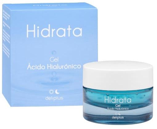Крем-гель для нормальної та жирної шкіри зволожувальний Deliplus Hidrata Gel Acido Hialuronico 50 мл (25889496)