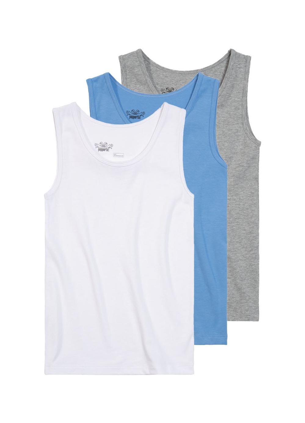 Майка для мальчика Pepperts 371473 122-128 см 6-8 лет 3 шт. Разноцветный (74562)