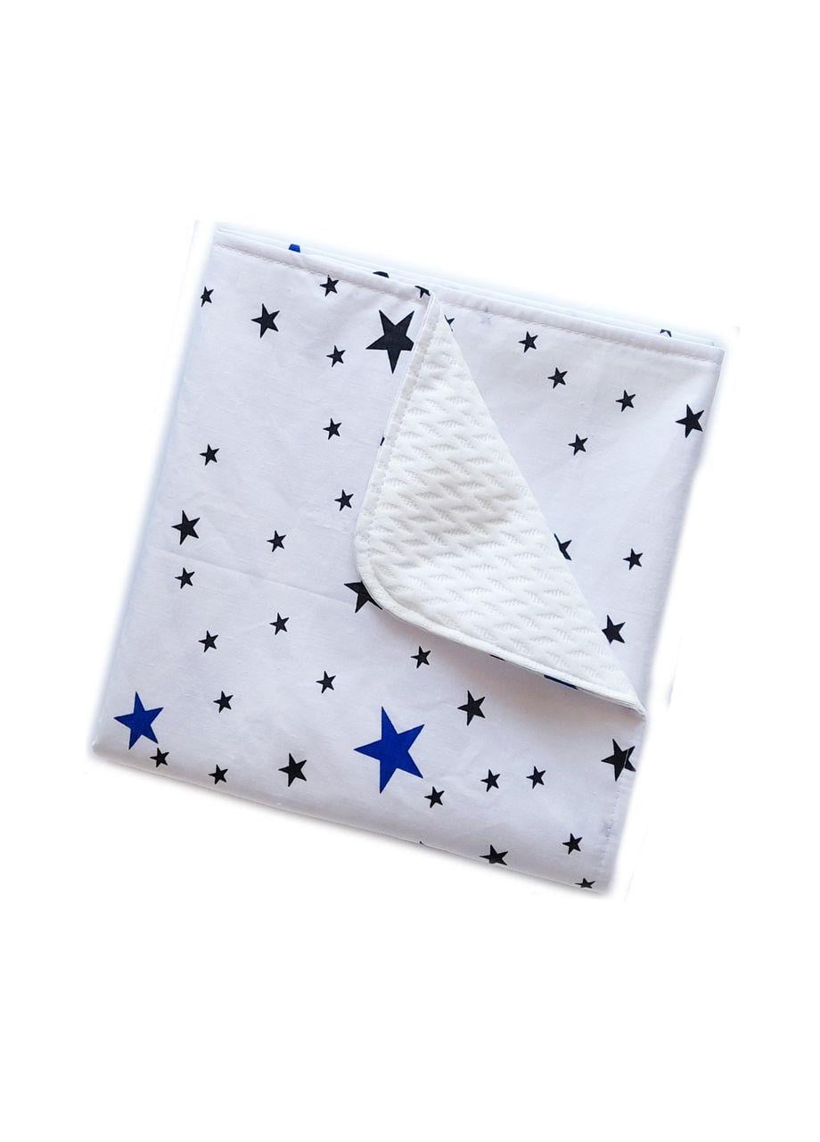 Пелюшка для дітей багаторазова Giselle непромокаюча двостороння 50х75 см Білий (6005011)