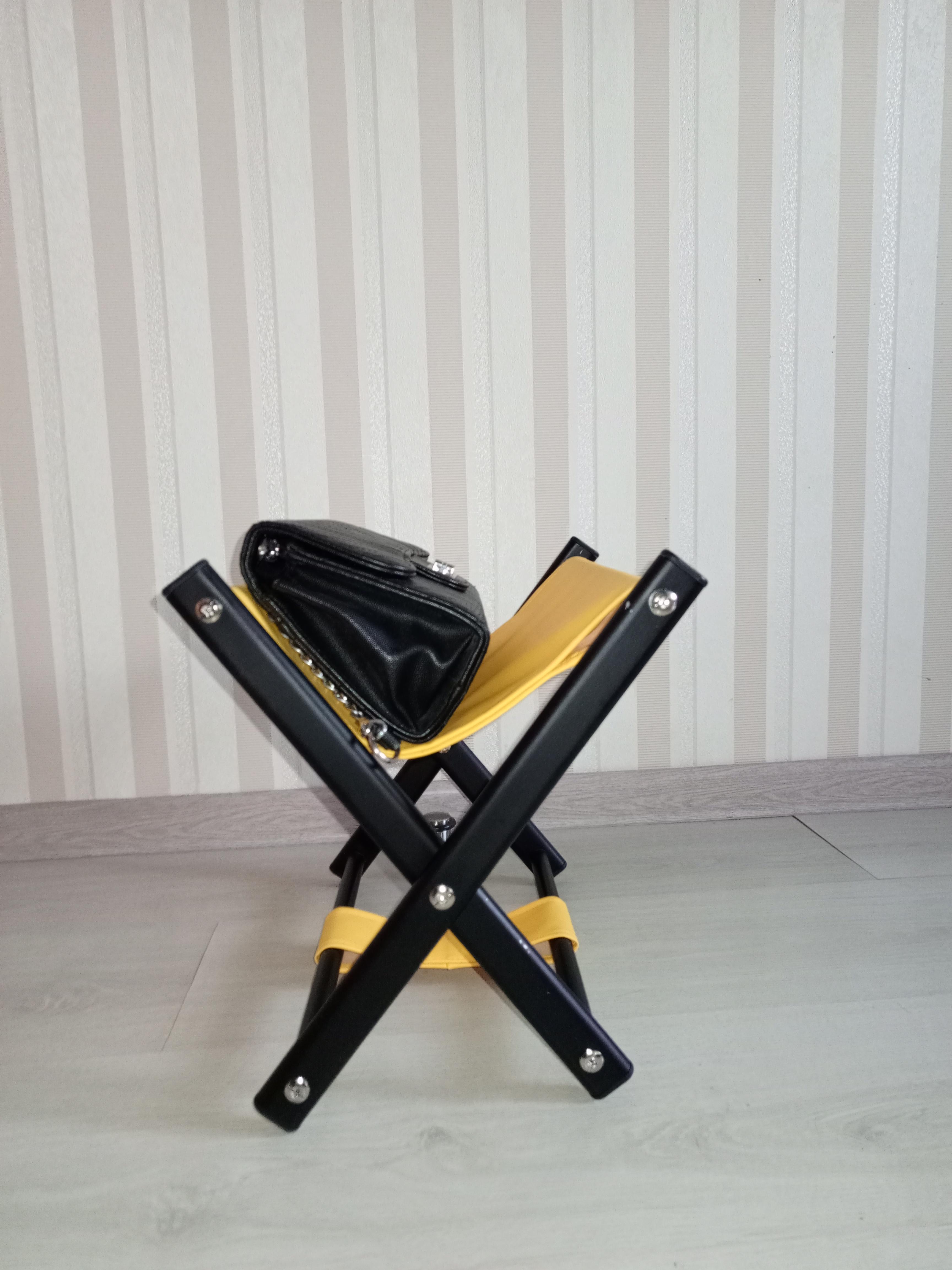 Підставка для сумки висота 31 см Жовтий/Чорний - фото 5