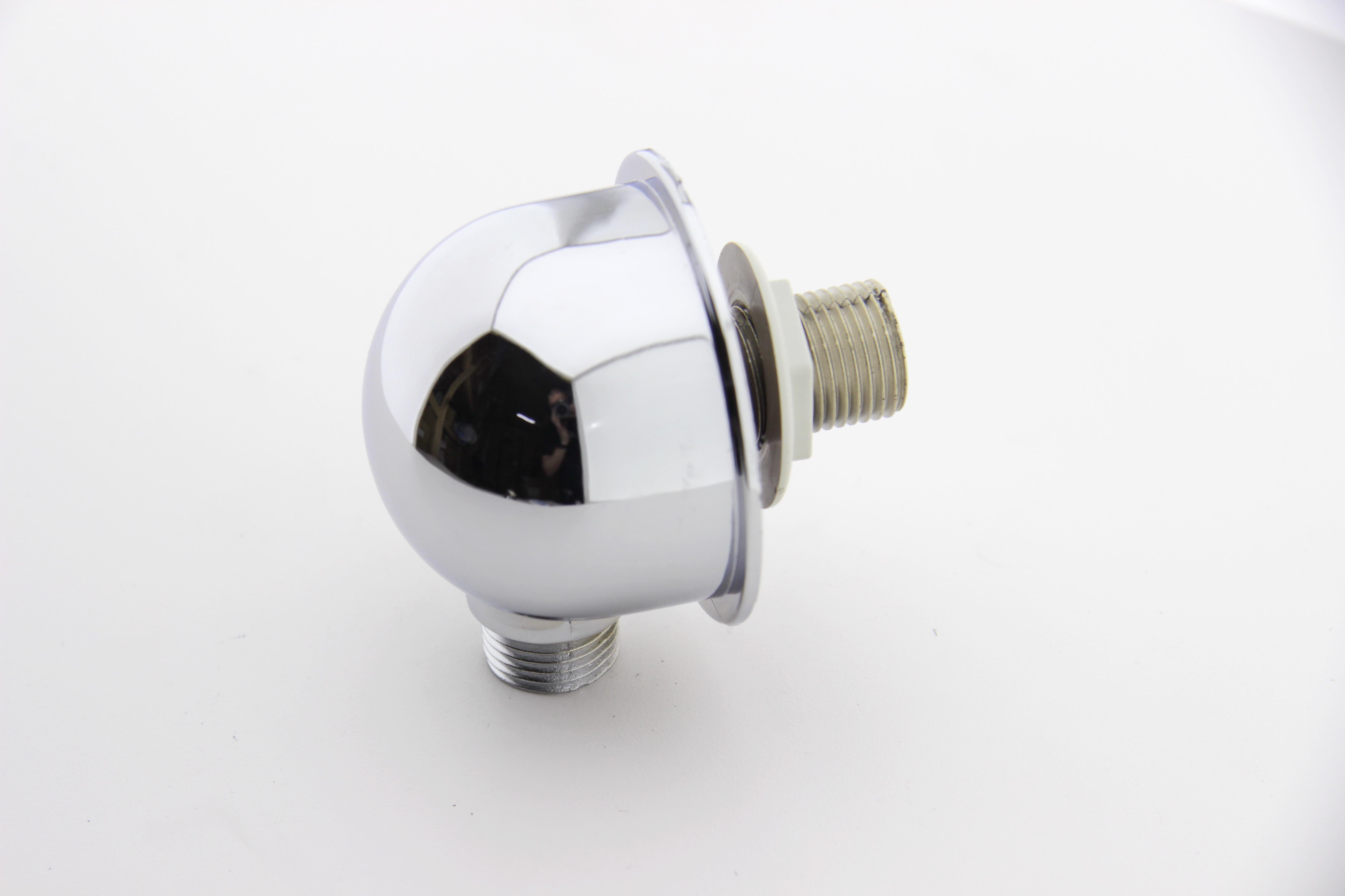 Куточок підключення душа з зовнішньою різьбою Хром (УД02) - фото 11