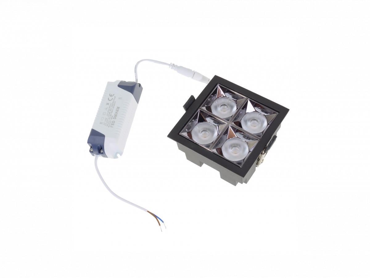 Светильник точечный LED HDL-DT 203/5х4W NW BK