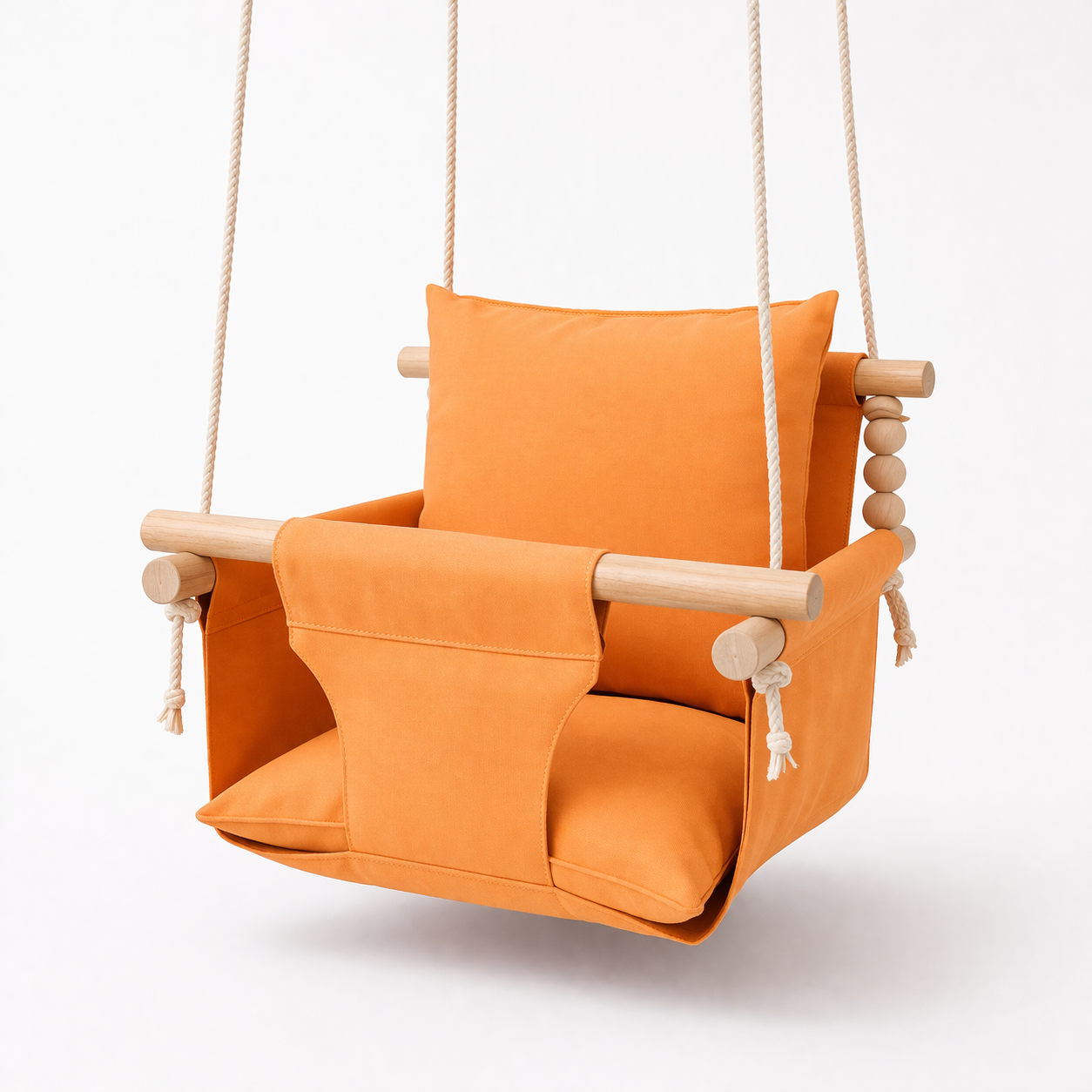 Детские качели подвесные Стандарт хлопок Оранжевый (gs-9181)