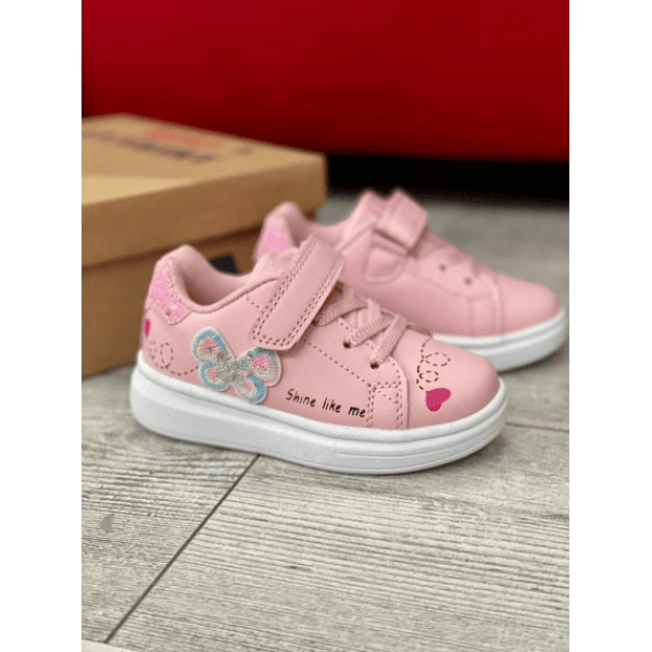 Кроссовки для девушки American club PINK MAY 00000003345 15 см р. 23 Розовый (5236376691)