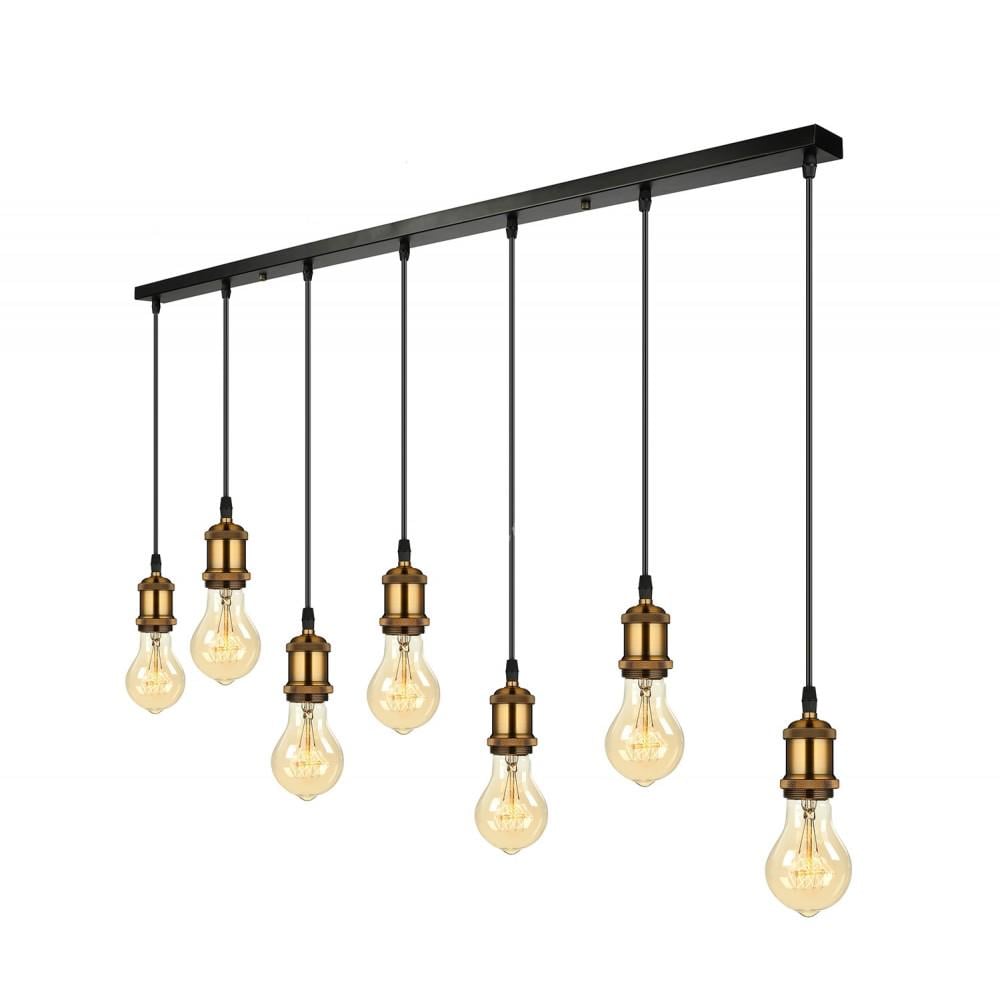 Люстра Mulit Linear 7 Brass (PL-0001408 M/BRASS) Люстра Mulit Linear 7 Brass (PL-0001408 M/BRASS)