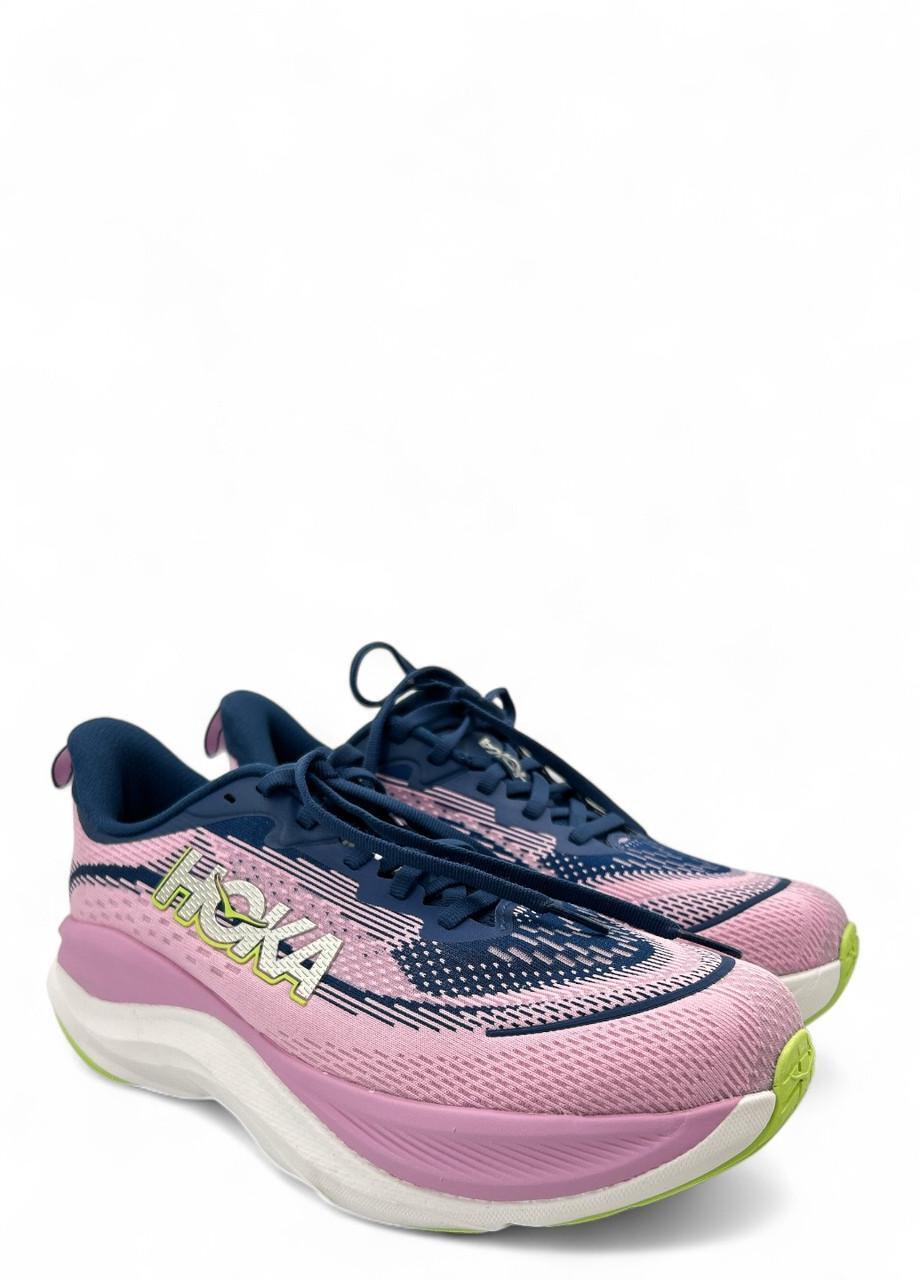 Кроссовки женские Hoka One One Skyflow wide 1155118 р. 39 24,5 см Розовый (30644497)
