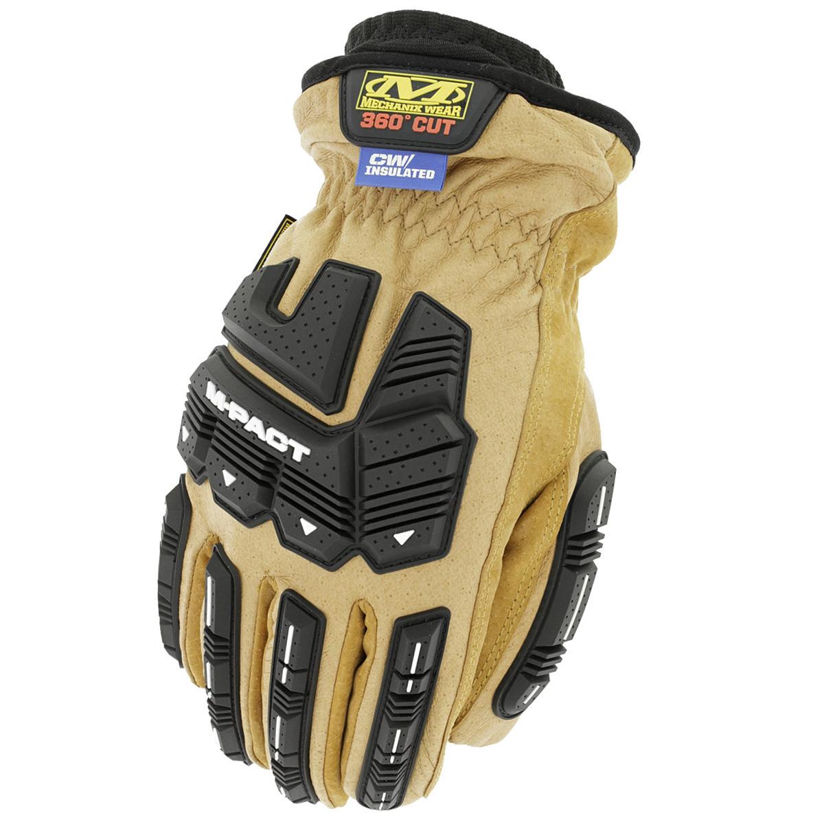 Рукавички утеплені Mechanix Wear MPact Insulated Leather Driver F9360 S Coyote