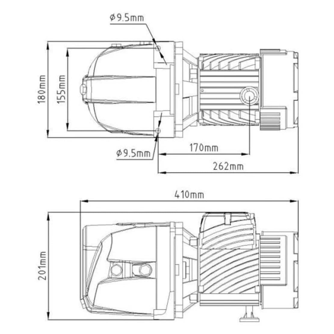 Насос поверхностный самовсасывающий Pumpman JET100 Нmax Qmax 36 куб. м 750 Вт/пятерник/реле давления/манометр 43 м - фото 6 Насос поверхностный самовсасывающий Pumpman JET100 Нmax Qmax 36 куб. м 750 Вт/пятерник/реле давления/манометр 43 м - фото 6