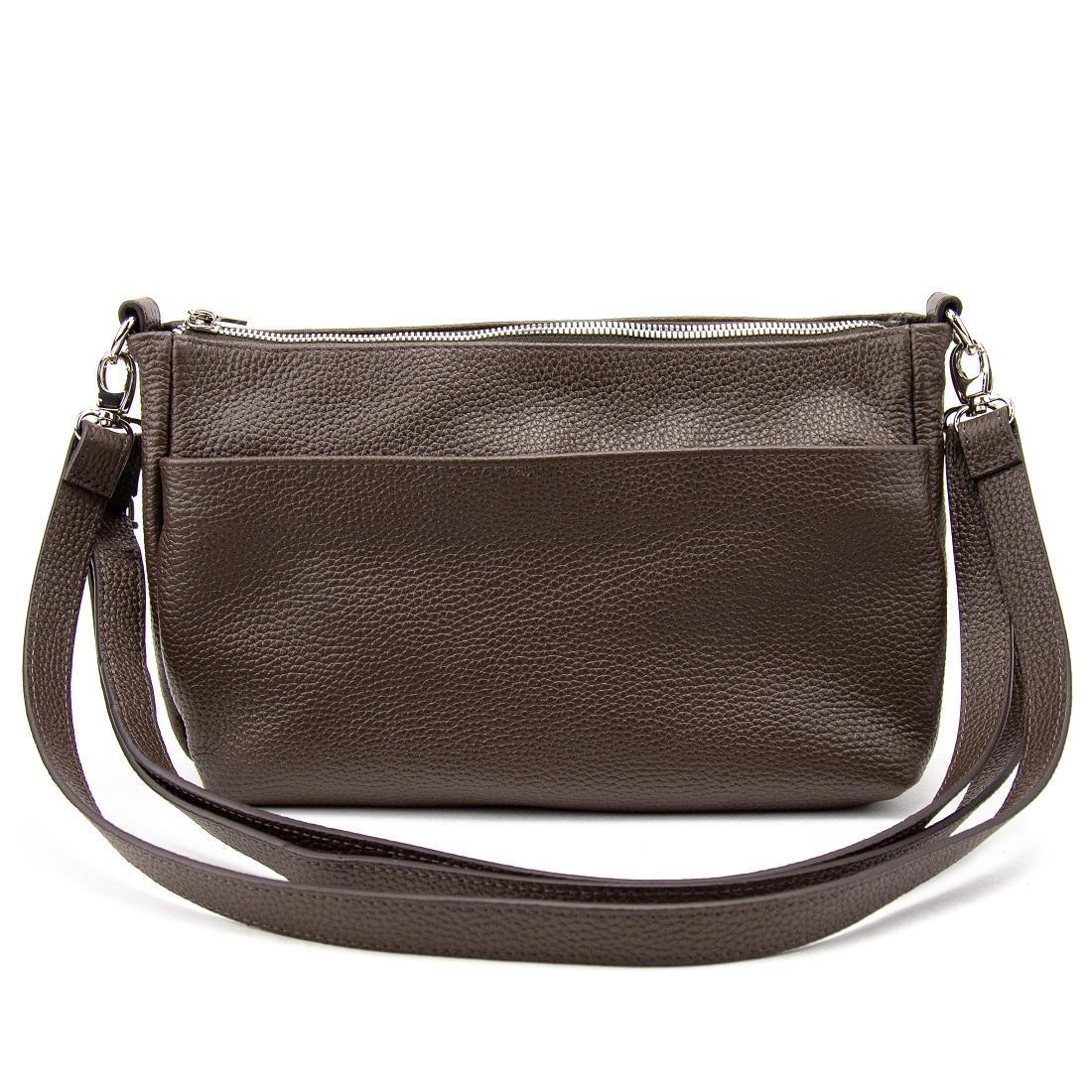 Жіноча сумка шкіряна кросбоді Tavinchi CH-001DB-FL Коричневий (2776862196) - фото 6 Жіноча сумка шкіряна кросбоді Tavinchi CH-001DB-FL Коричневий (2776862196) - фото 6