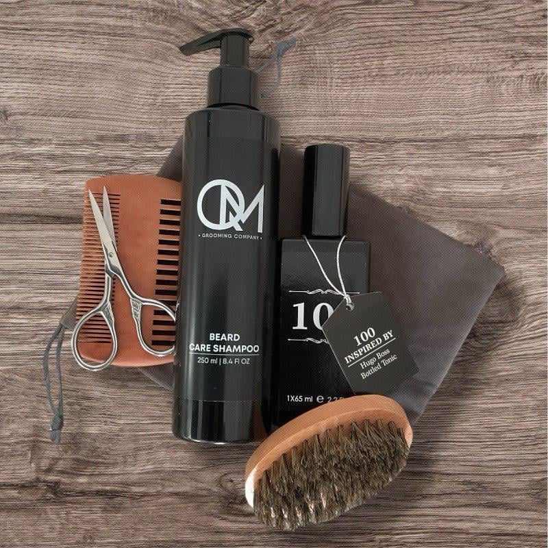 Набор по уходу за бородой шампунь для бороды QM/парфюм Hugo Boss Bottled Tonic (0008М) - фото 2 Набор по уходу за бородой шампунь для бороды QM/парфюм Hugo Boss Bottled Tonic (0008М) - фото 2