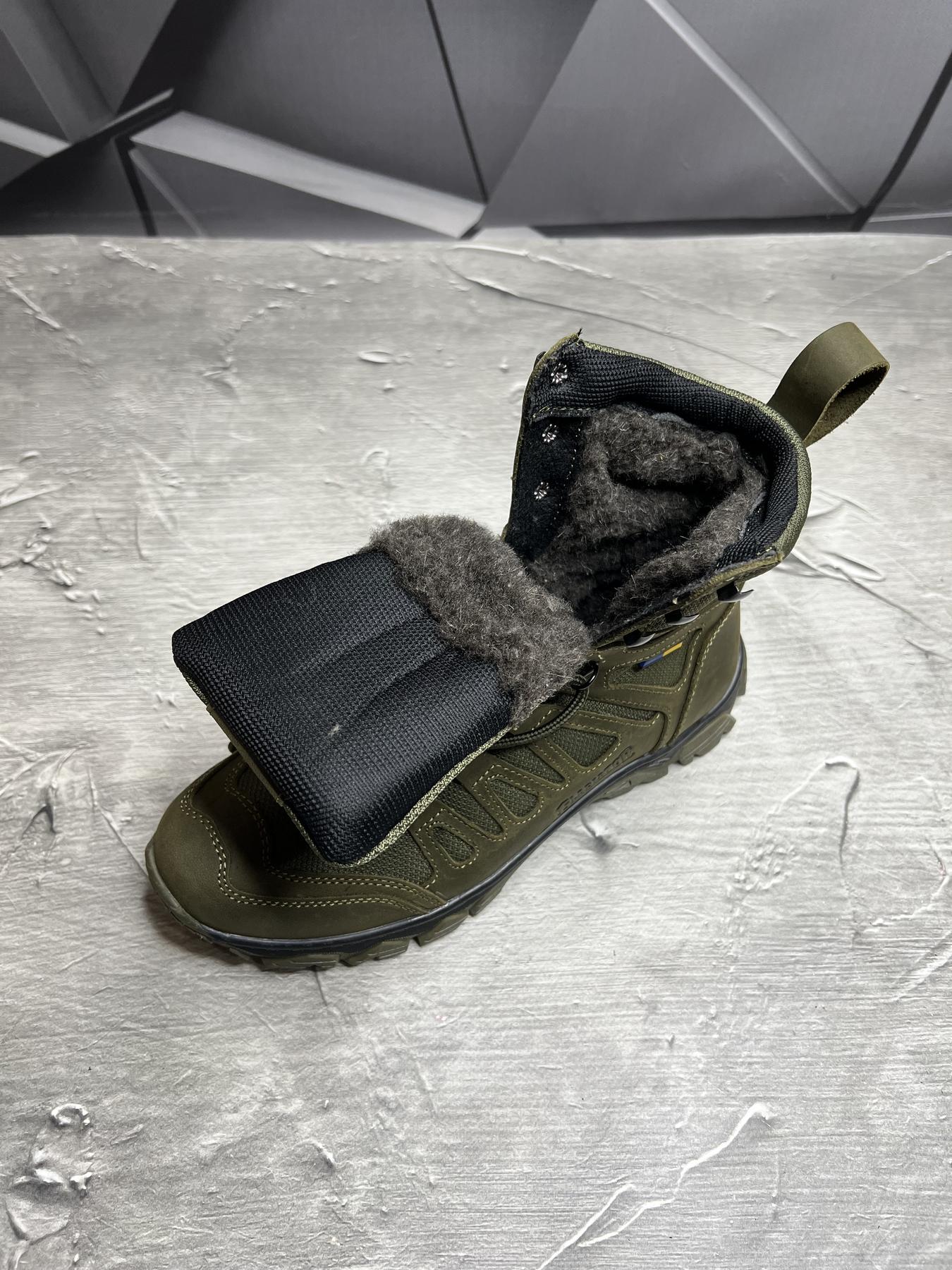 Берці зимові чоловічі з хутром р. 41 Хакі - фото 6 Берці зимові чоловічі з хутром р. 41 Хакі - фото 6