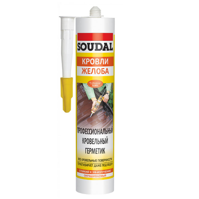 Герметик кровельный Soudal AQUAFIX 290 мл Прозрачный (99900387)