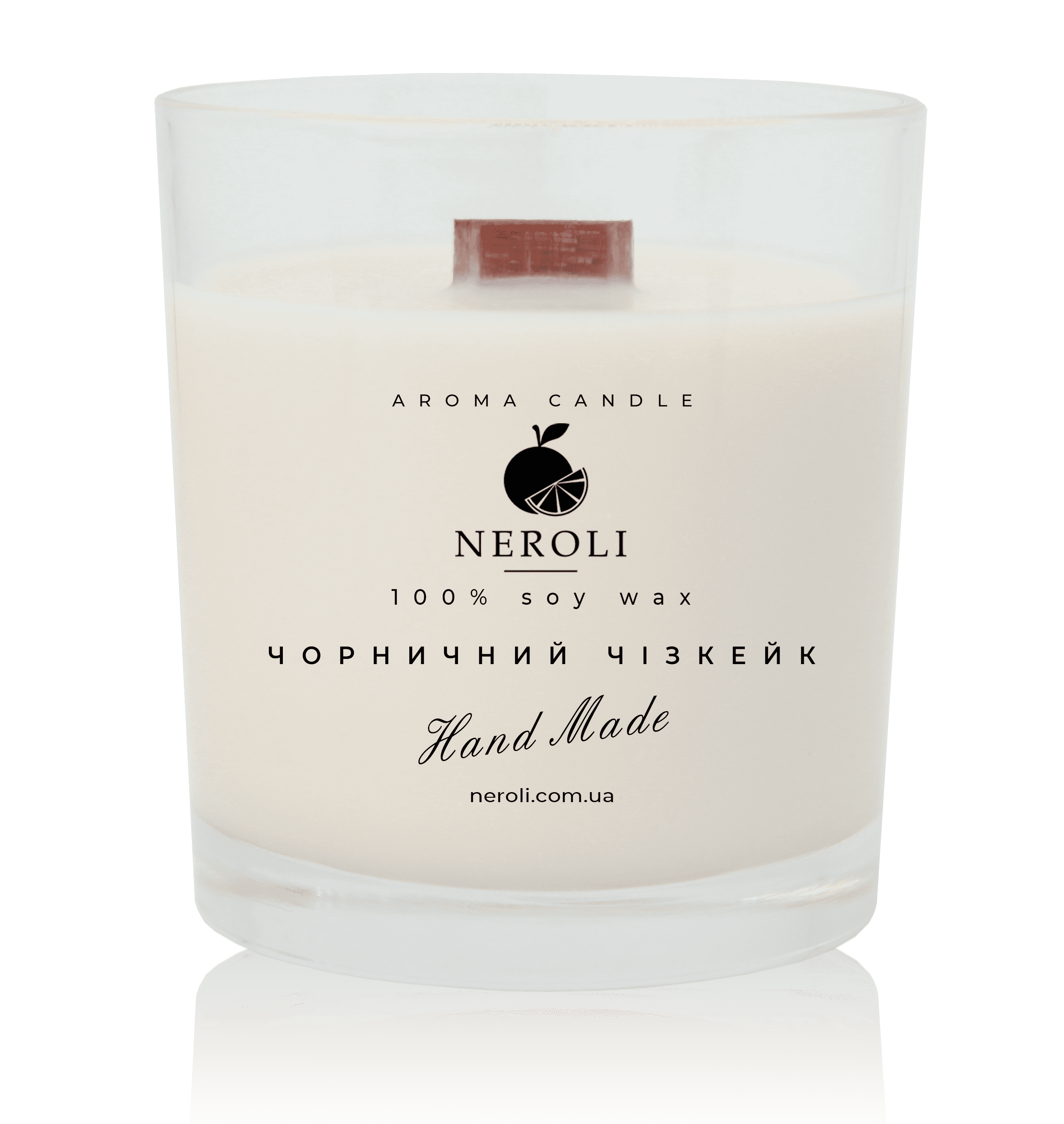 Аромасвеча соевая NEROLI Черничный Чизкейк Crystal Grace 200 мл